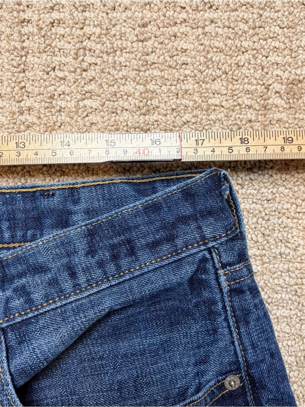 Levi's 501 Mens 38x30‎ Original Fit Jeans Blue Button Fly Denim Pant